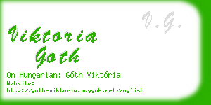 viktoria goth business card